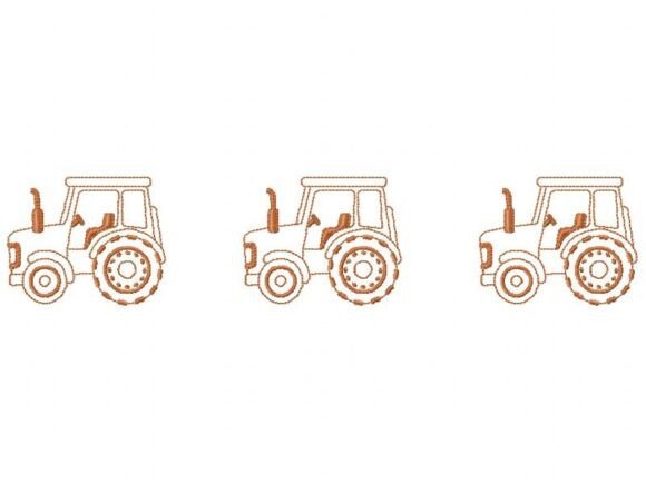 3 Tractors Embroidery Design Review