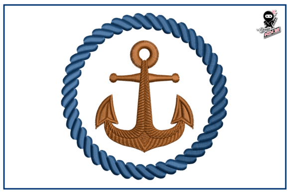 Anchor Logo Embroidery: A Maritime Staple for Etsy Sellers