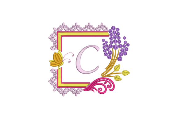 Letter C with Butterfly and Flowers: A Designer Review