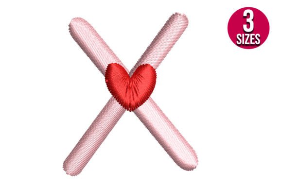 Letter X with Heart: A Designer's Review for Personalized Gifts
