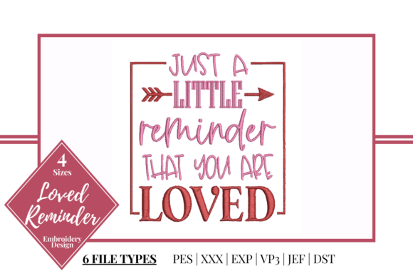 Loved Reminder: A Valentine's Embroidery Review for Sellers