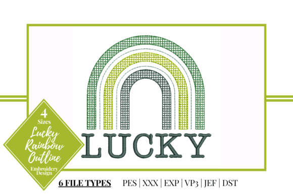 Lucky Rainbow Outline: A Seasonal Embroidery Review