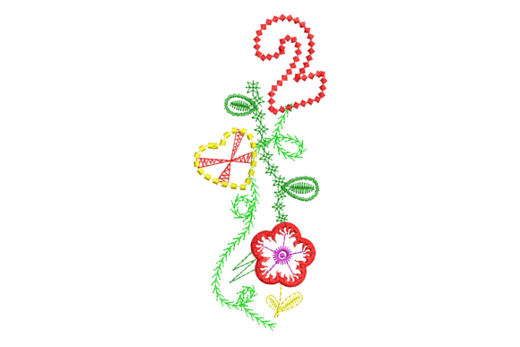 Number 2 Floral Embroidery Design Review for Sellers