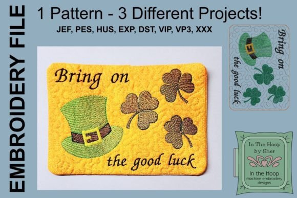 St Patrick s Day Mug Rug for Apparel